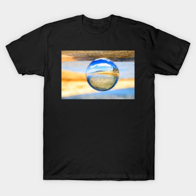 Rock pool in a crystal ball T-Shirt by Kirkcov